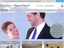 Tablet Screenshot of kzdancesport.com